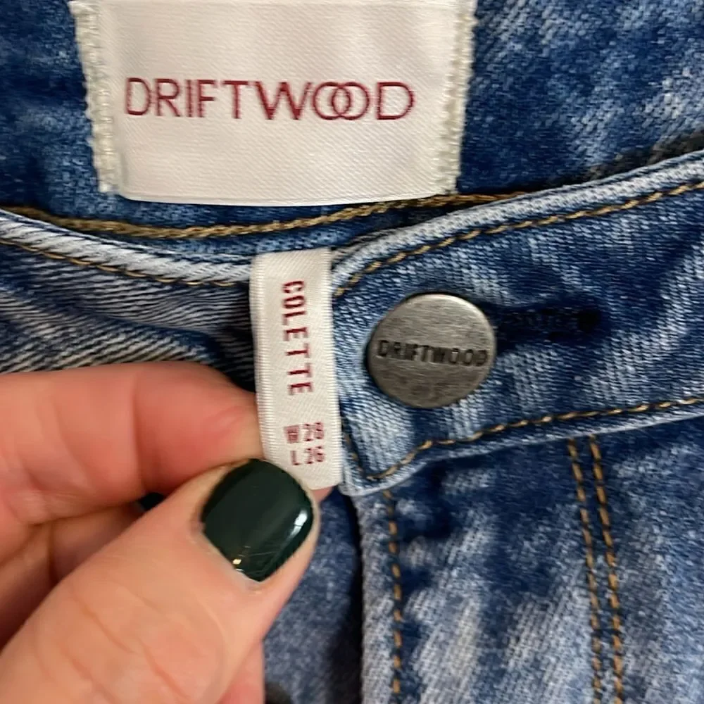 Driftwood jeans Colette Diamond Daze cuffed Jeans. NWT. 28 - Picture 7 of 10